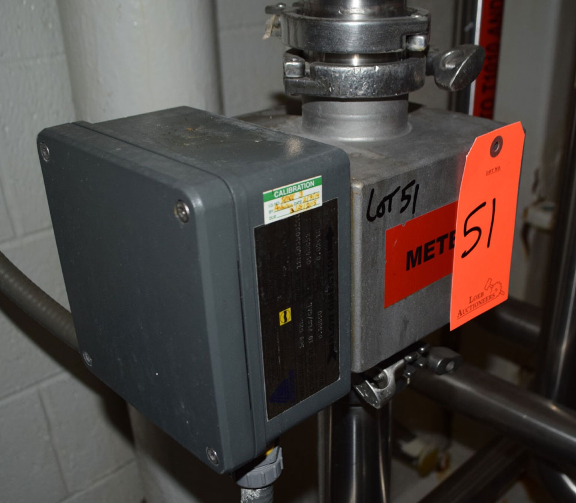 Anderson Instrument IZML06500110 Flow Meter Flow Rate 300 gpm; s/n: 0948052 - Location in Plant: