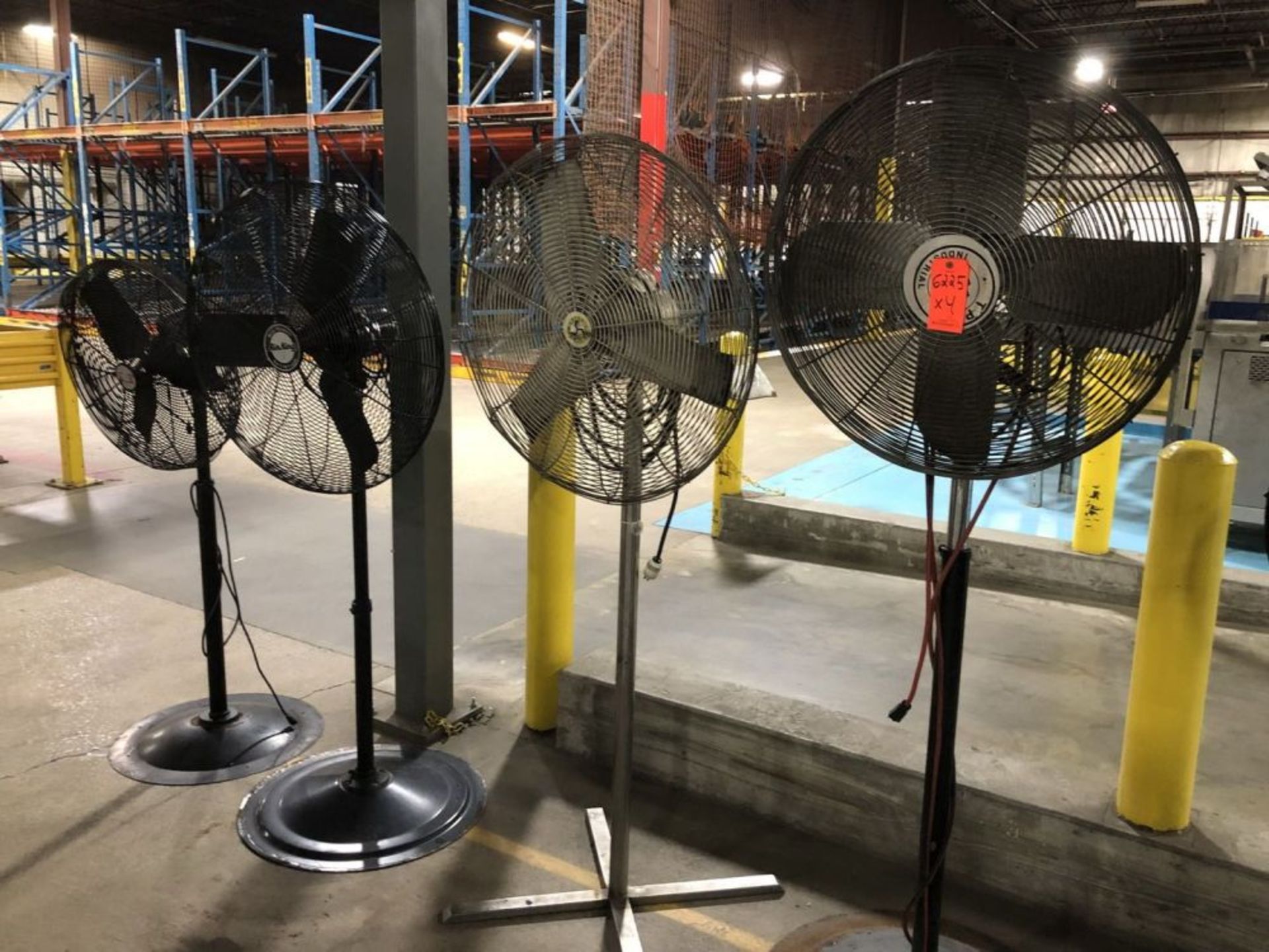 Pedestal Fans Location in Plant: Line 2 Depalletizer Area