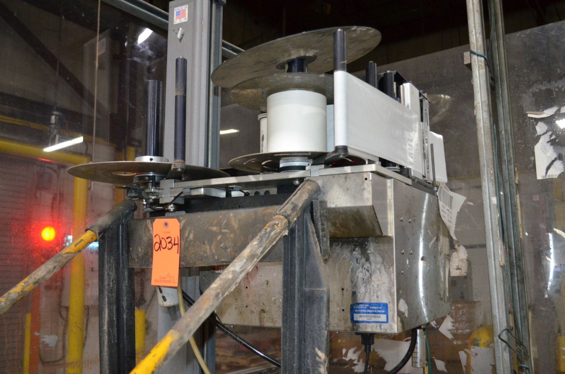 Webber 5300R.H.DOM Label Printer/Applicator with Poly Stair Access (For Wrapped Pallets) - Image 2 of 5