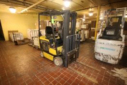 Yale 4,200 lbs. Sit-Down Electric Forklift, M/N ERC040AGN36TE084, S/N A14V05759Y, Battery Type: