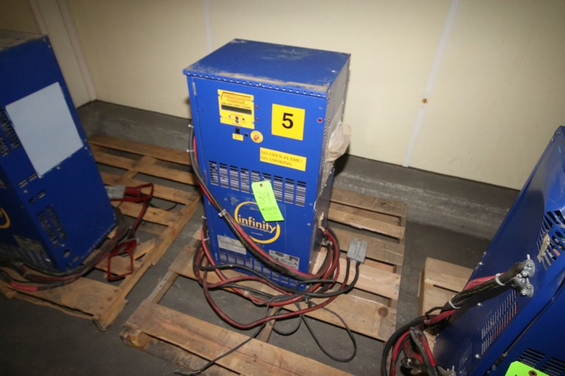 Infinity High Frequency Forklift Battery Charger, M/N FC18/13, S/N 2013010707, 480 Volts, 3 Phase,