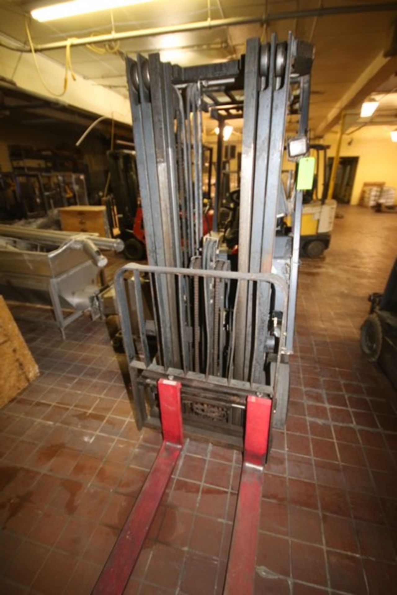 Nissan 2,250 lbs. Sit-Down Electric Forklift, M/N CK1B1L185, Chassis No.: CK1B1-00019B, with 3-Stage - Image 9 of 9