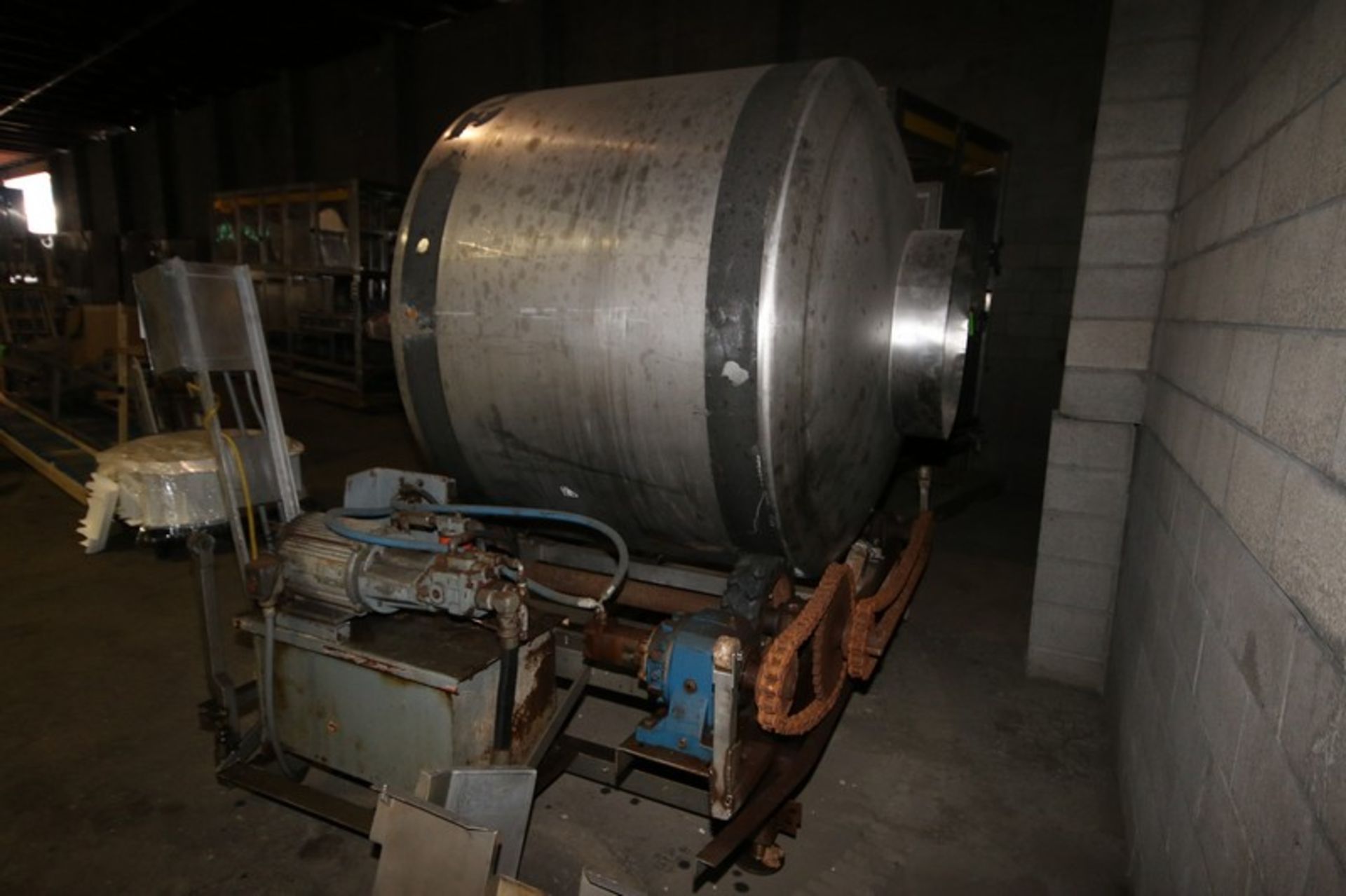 S/S Tumbler with 10 hp Hydraulic Drive, 1755 RPM, - Image 13 of 13