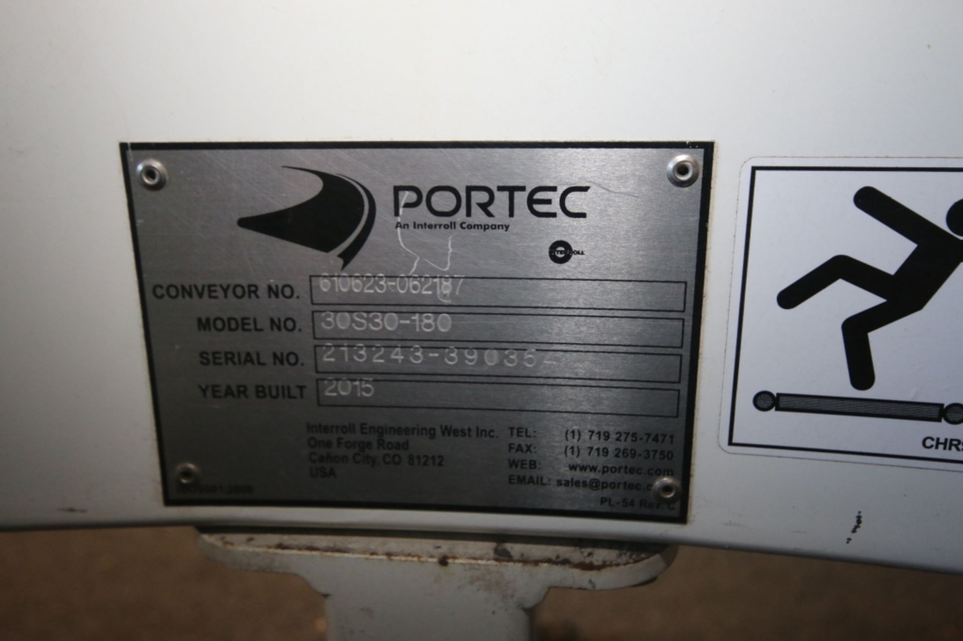 2015 Portec 180 Degree Conveyor, Model - Image 4 of 5