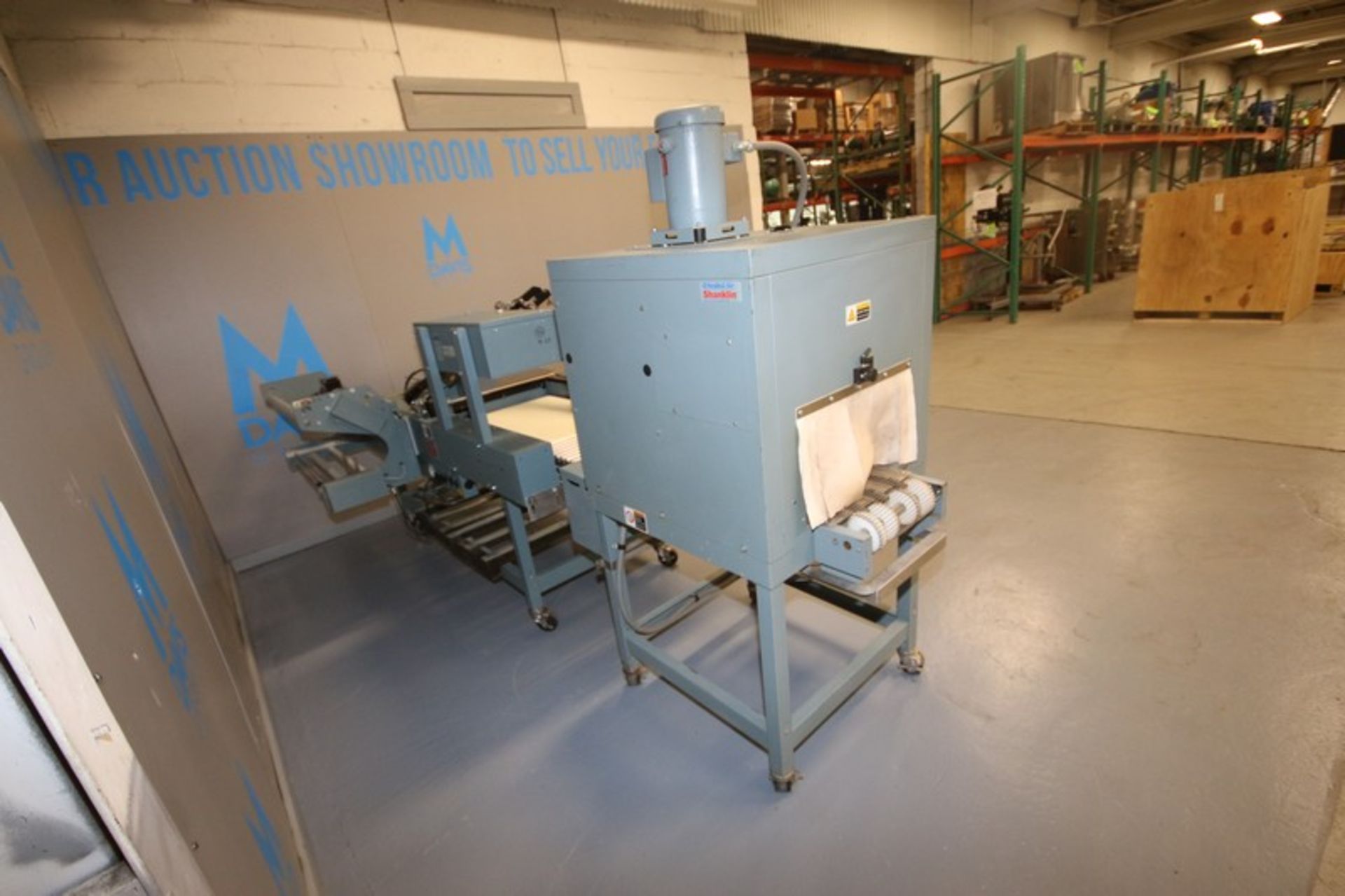 Shanklin Shrink Tunnel & L-Bar Sealer, Shrink Tunnel: M/N T6HCR, S/N T12090-01, 208 Volts, 1 - Image 5 of 16