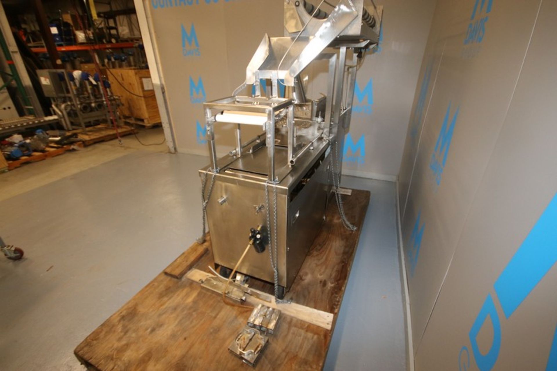 S/S Pail/Bucket Ice Cream Filler, with (2) Pallet of Assorted S/S Parts, Mounted on S/S - Image 6 of 11