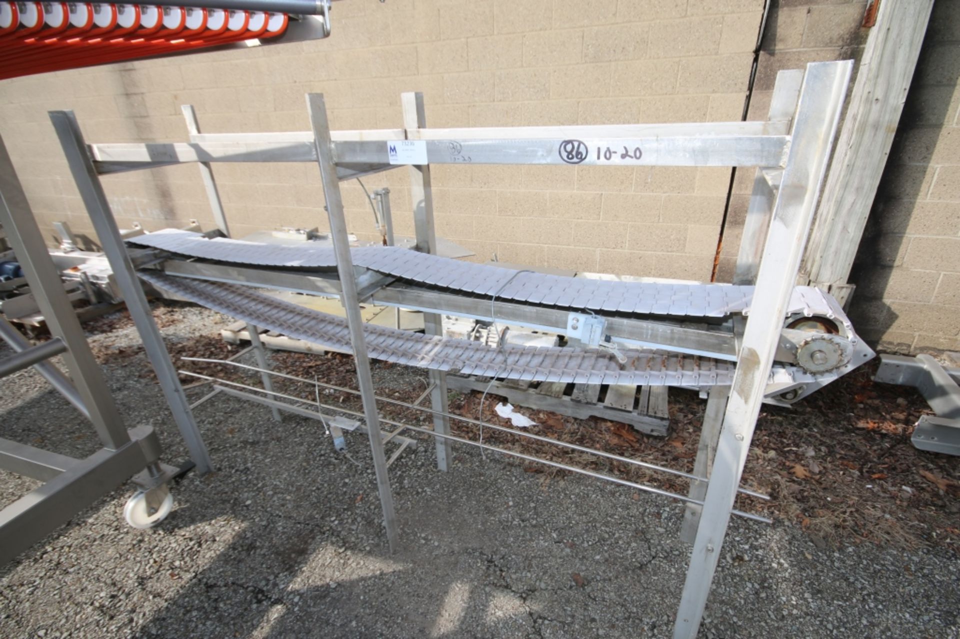 8 ft L x 40" H S/S Conveyor Section