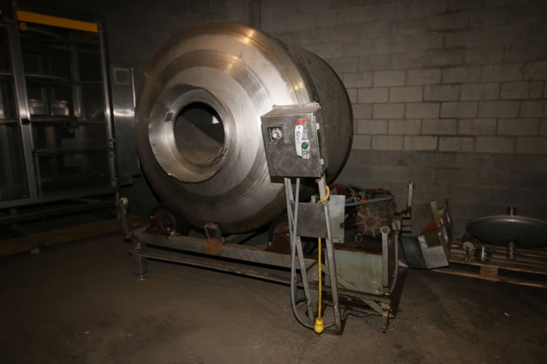 S/S Tumbler with 10 hp Hydraulic Drive, 1755 RPM,