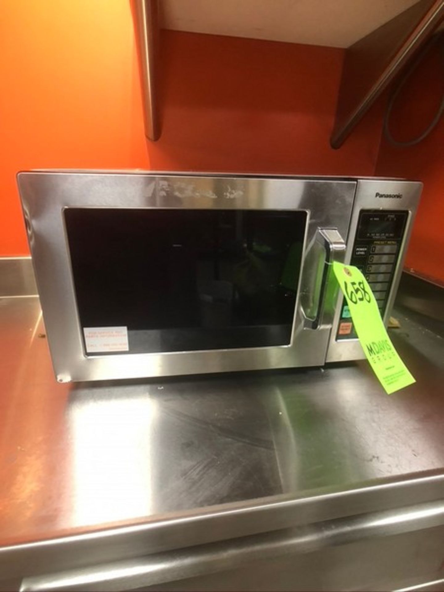 2016 PANASONIC MICROWAVE, MODEL NE - 1064F T, S/N 6H66150172 (INV#74564)(LOCATED AT MDG AUCTION