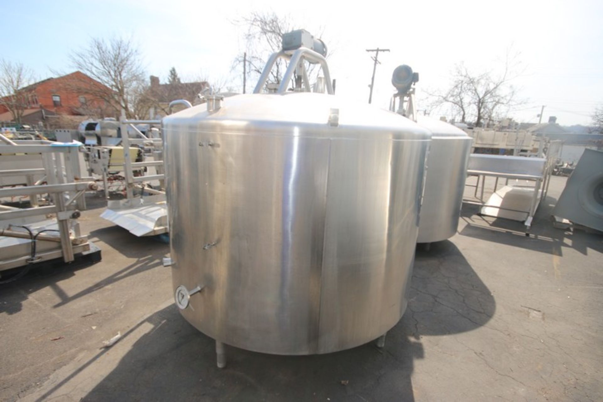 Mueller 500 Gal. Dome Top Jacketed Processor, M/N PCD, S/N D-16000-7, Dome Top/ Concave Bottom, with - Image 5 of 14