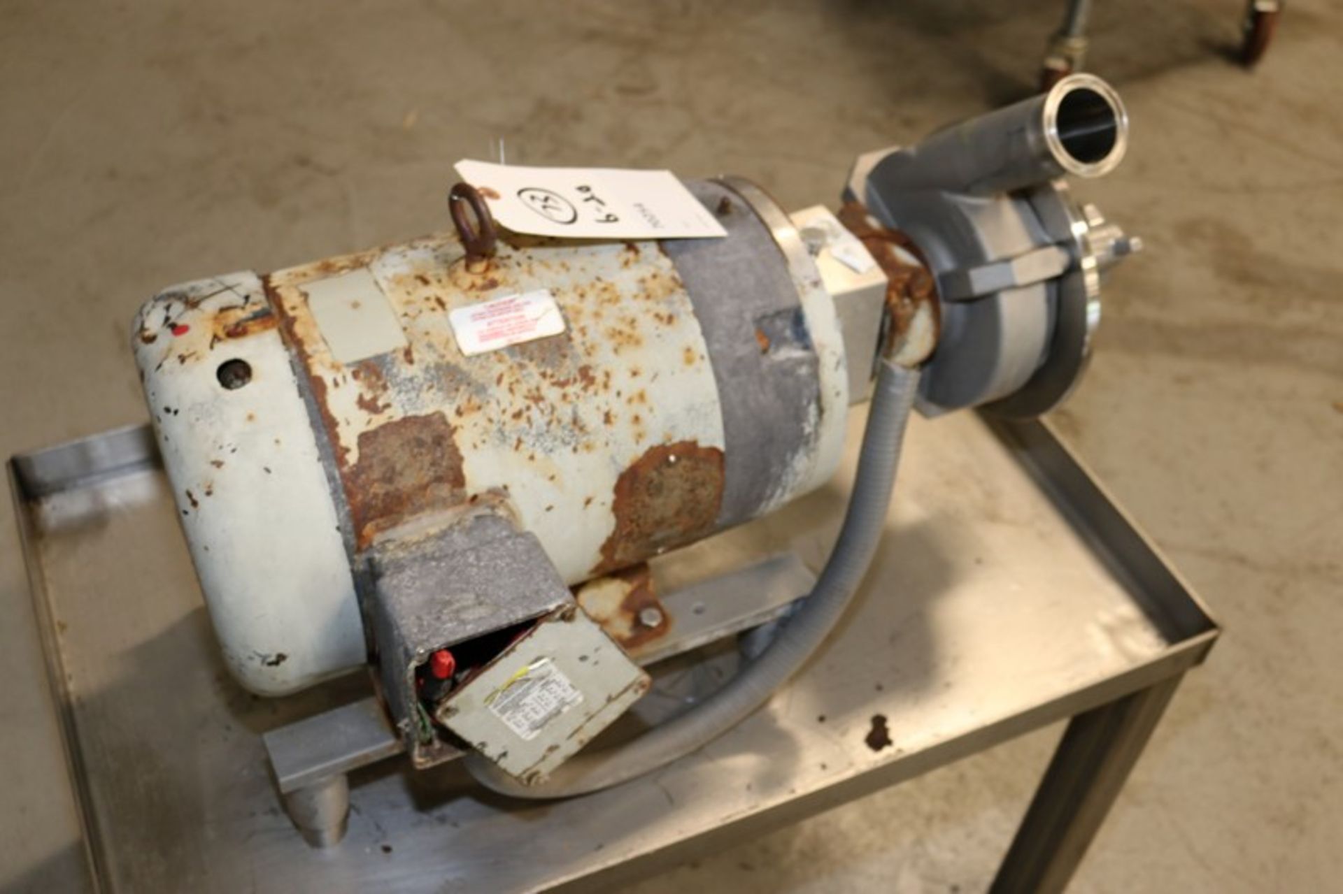 Fristam Aprox. 10 hp Centrifugal Pump, M/N FPX3522-125, S/N FPX35220401454, with Aprox. 2" x 3" - Image 4 of 7