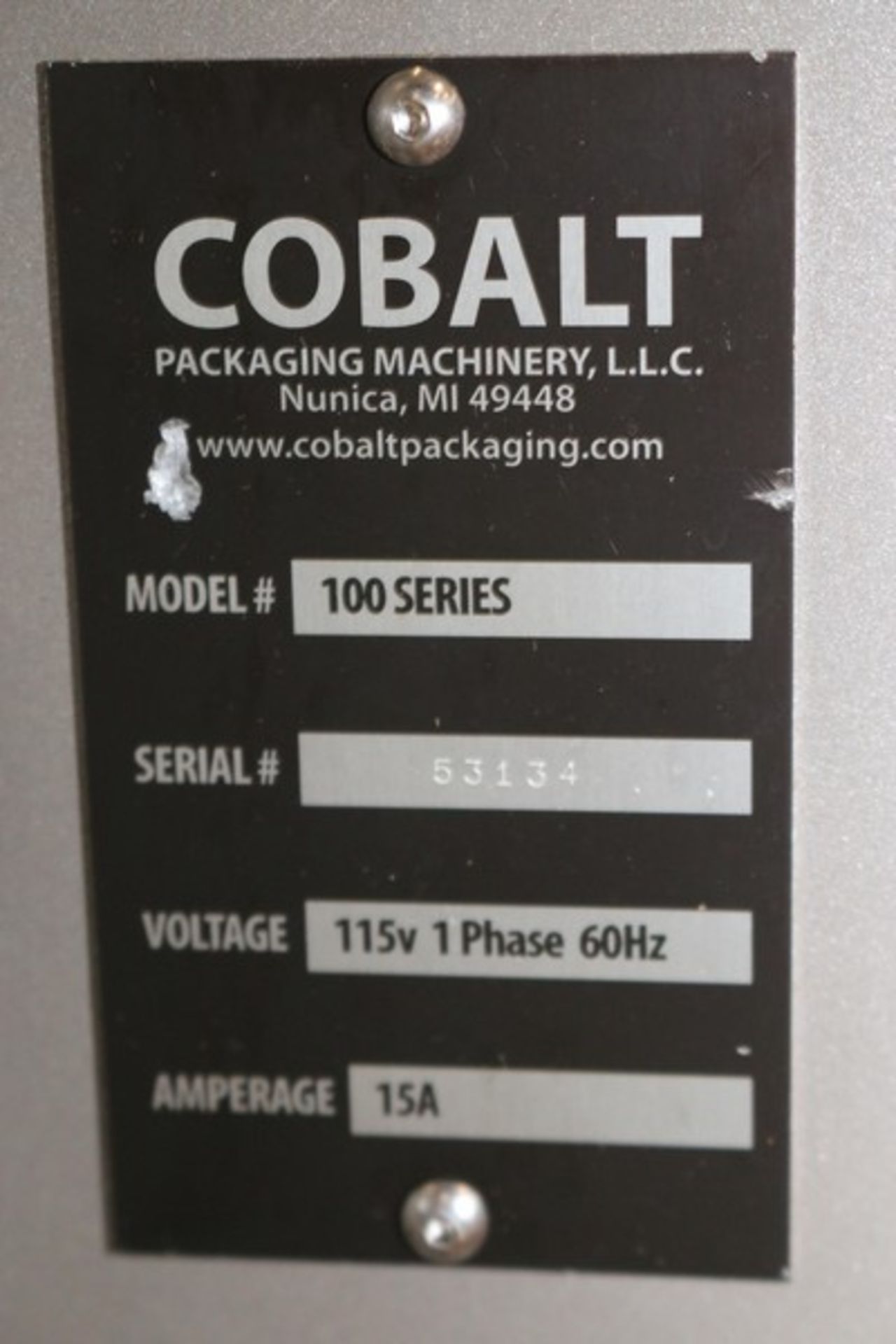 Cobalt Packaging Machinery Semi-Automatic Adjustable Case Former/Bottom Sealer, Model 100 Series, - Image 10 of 15
