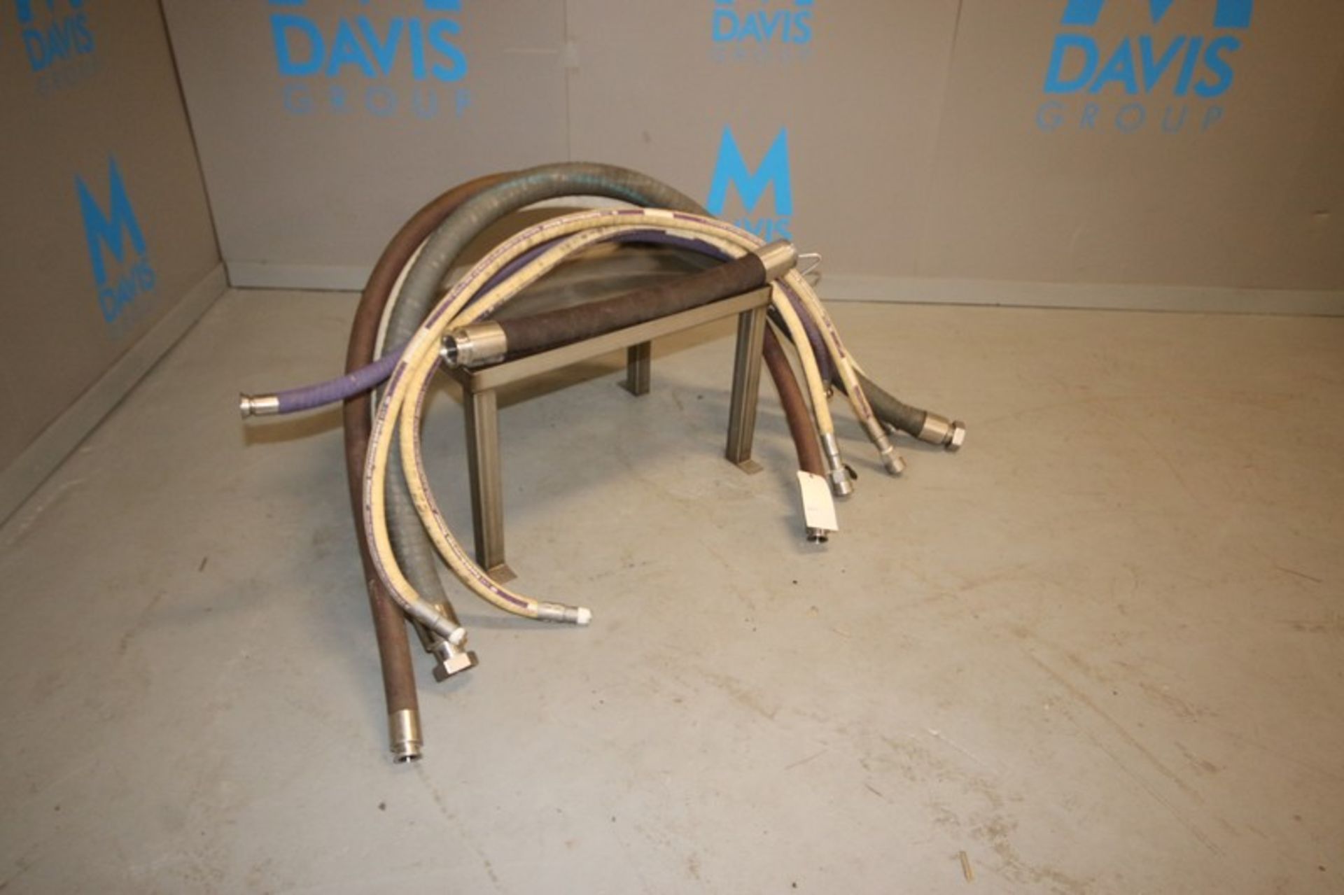 Assorted Transfer Hoses, Length Ranging FromAprox. 35" L - 125" L, Clamp Type, Insert Type, and - Image 2 of 7