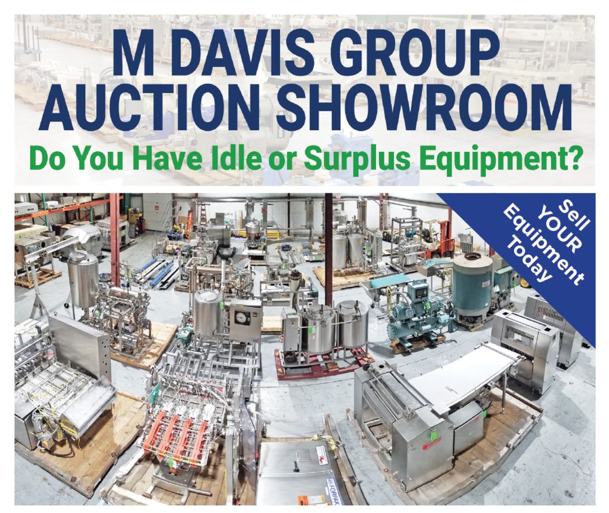 Food and Beverage Processing and Packaging Equip Auction at the MDG Showroom in Pittsburgh