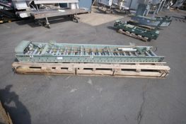 Assorted Roller Conveyor,includes (1) Straight Section of Roller Conveyor, Overall Length Aprox. 10'
