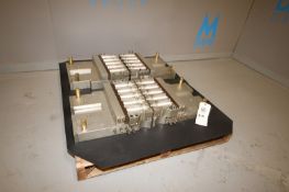 Compact 5-Wide S/S Bottle Molds, S/N 905.851.7724/859.371.3250, Overall Dims.:  Aprox. 18-1/4" L x