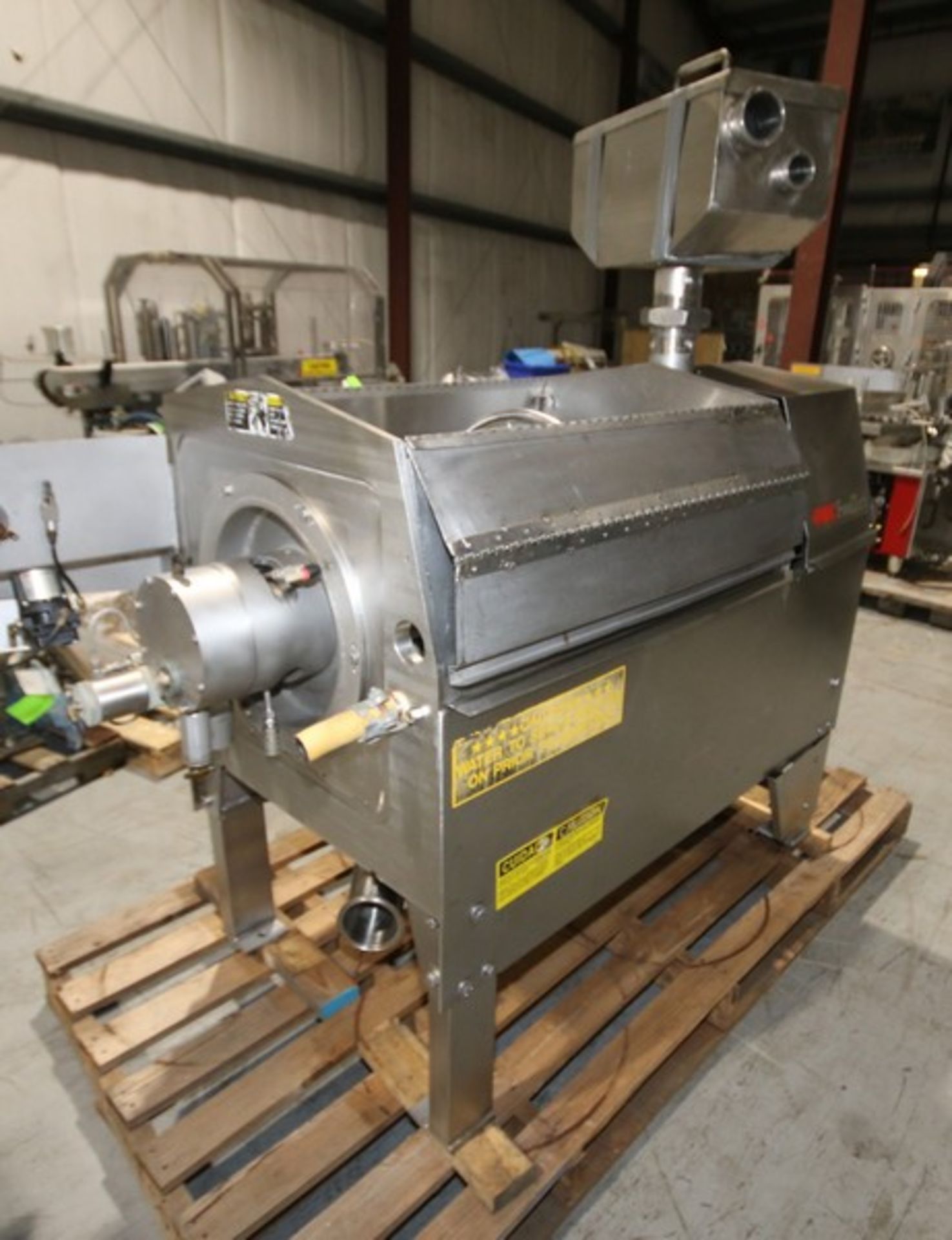 FMC Food Tech Horizontal S/S Screw Finisher,SN 81 - 111, 17" W x 34" L, with 15 hp / 1760 Drive - Image 2 of 10