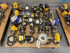 Lot of (21) Keystone 4" S/S Air Actuated ButterflyValves (INV#78104)(Located @ the MDG Showroom -