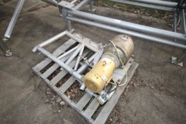 5 hp Drive Mounted on S/S Frame,1750 RPM, 208-230/460 Volts, 3 Phase (INV#68791) (Located at the MDG
