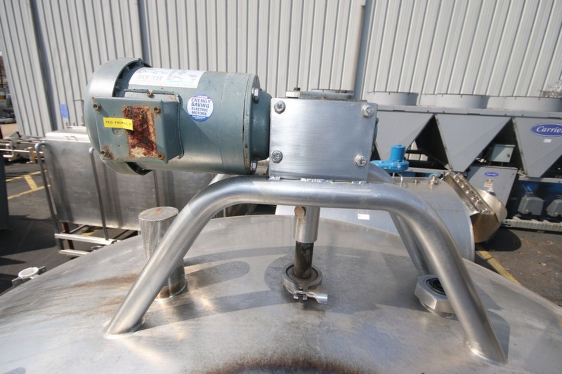 Mueller 500 Gal. Dome Top Jacketed Processor, M/N PCD, S/N D-16000-7, Dome Top/ Concave Bottom, with - Image 11 of 14