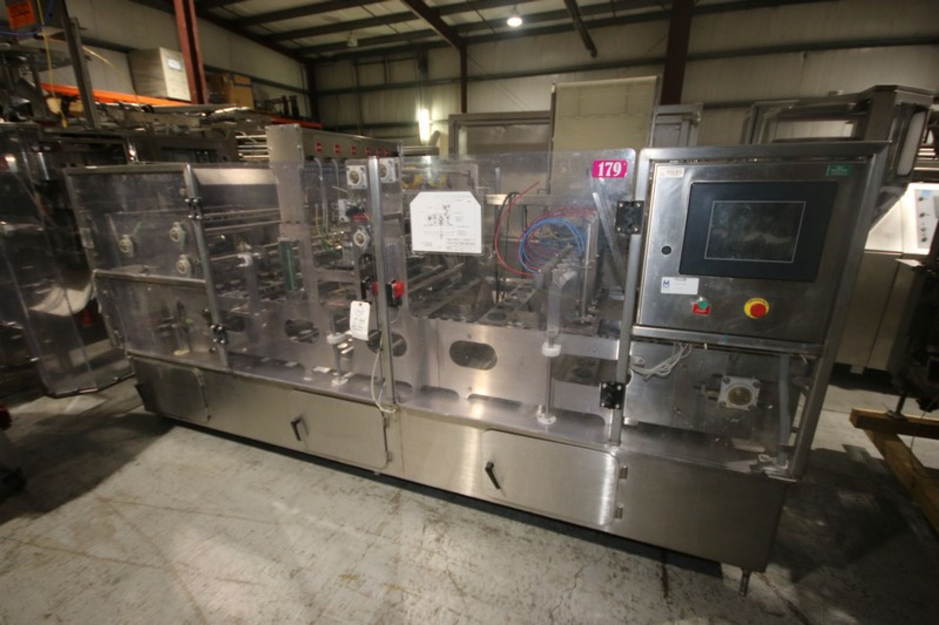 Pac-Tec 6-Wide Cup Filler,M/N PT-65, S/N 2229, 220 Volts, 3 Phase, with Control Panel, with Allen- - Image 11 of 14