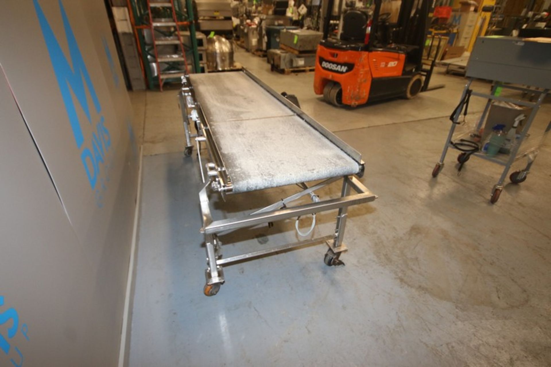 BEST Industrial Group Straight Section of Conveyor, Overall Dims.: Aprox. 8' L x 23-3/4" W Belt with - Image 8 of 8