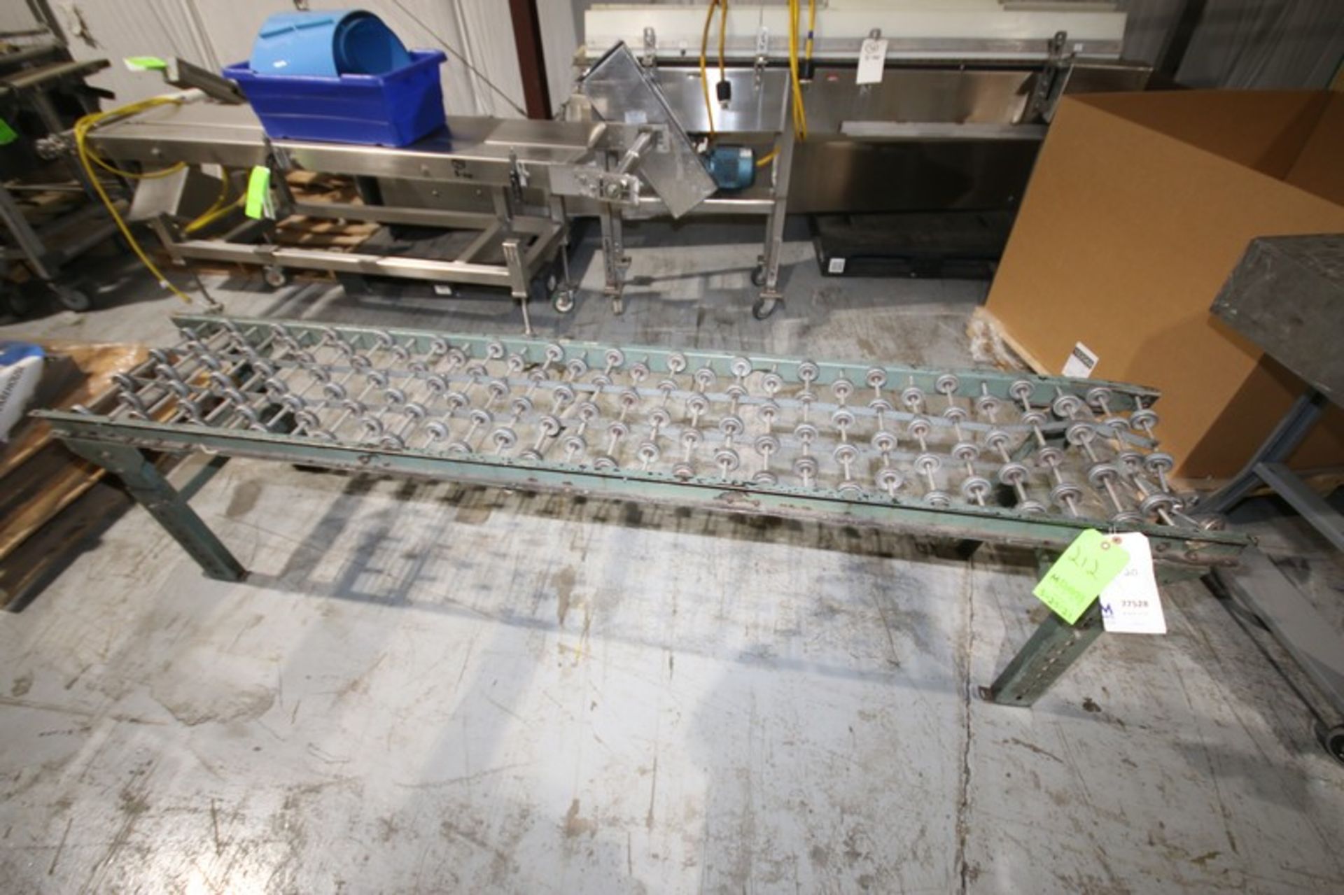 8 ft L x 16" W x 25" H Skate Conveyor(INV#77528)(Located @ the MDG Showroom in Pgh., PA)(Rigging,