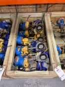 Lot of (11) Bray & Others 3" S/S AirActuated Butterfly Valves (INV#78106)(Located @ the MDG Showroom
