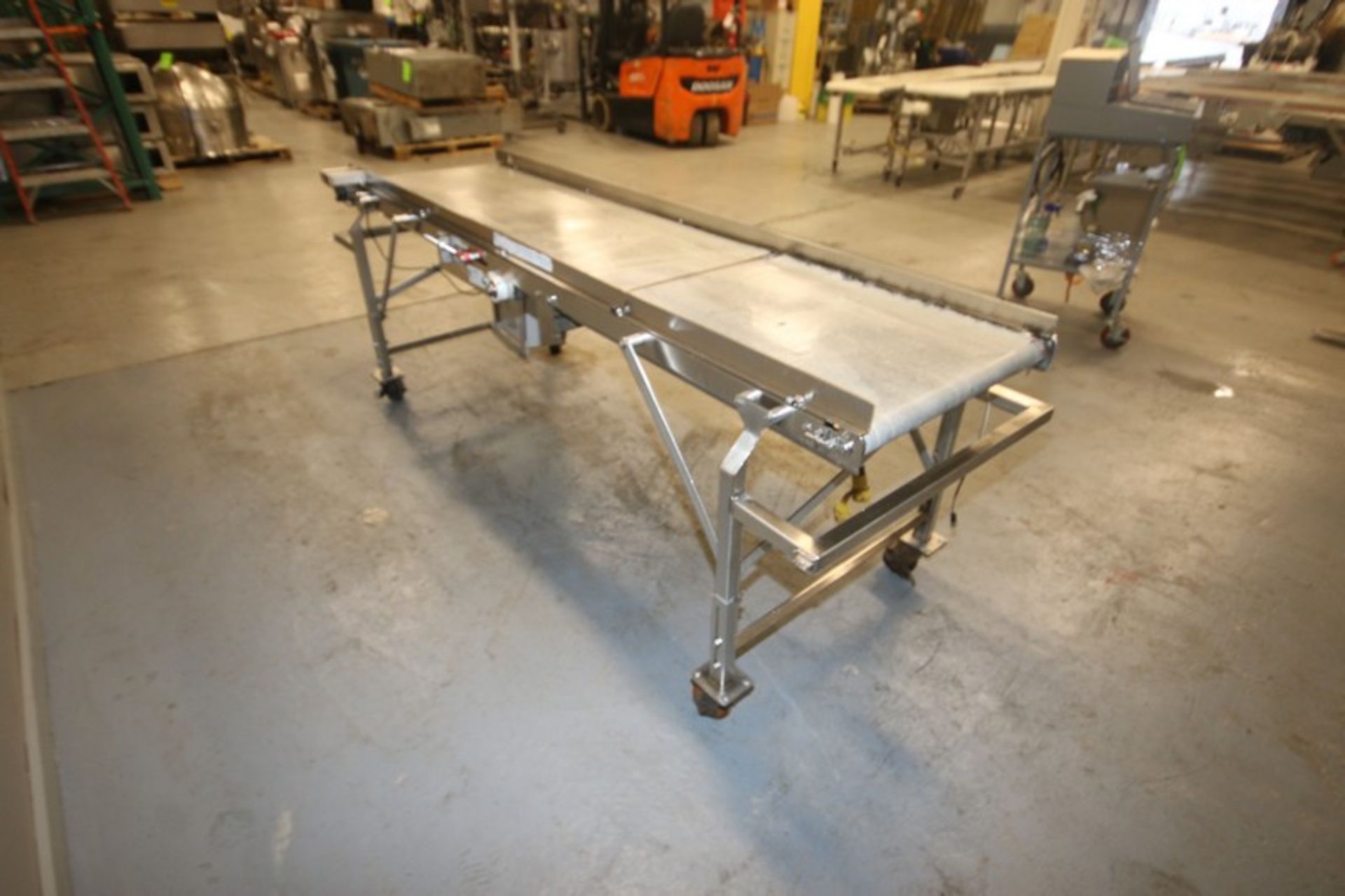 BEST Industrial Group Straight Section of Conveyor, Overall Length Aprox. 8' L x 23-3/4" W Belt, - Image 2 of 9