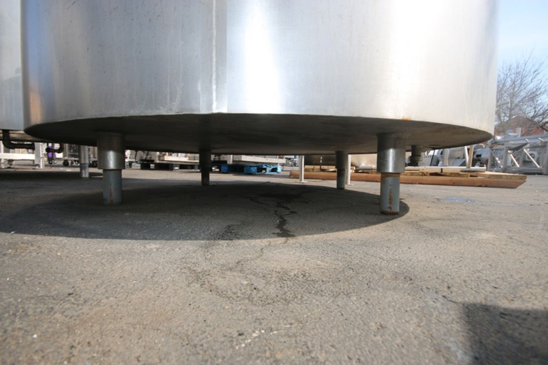 DCI 600 Gal. Dome Jacketed Processor, Dome Top/Slope Bottom, Tank Dims.: Aprox. 69" Dia. x 48" H, - Image 8 of 13
