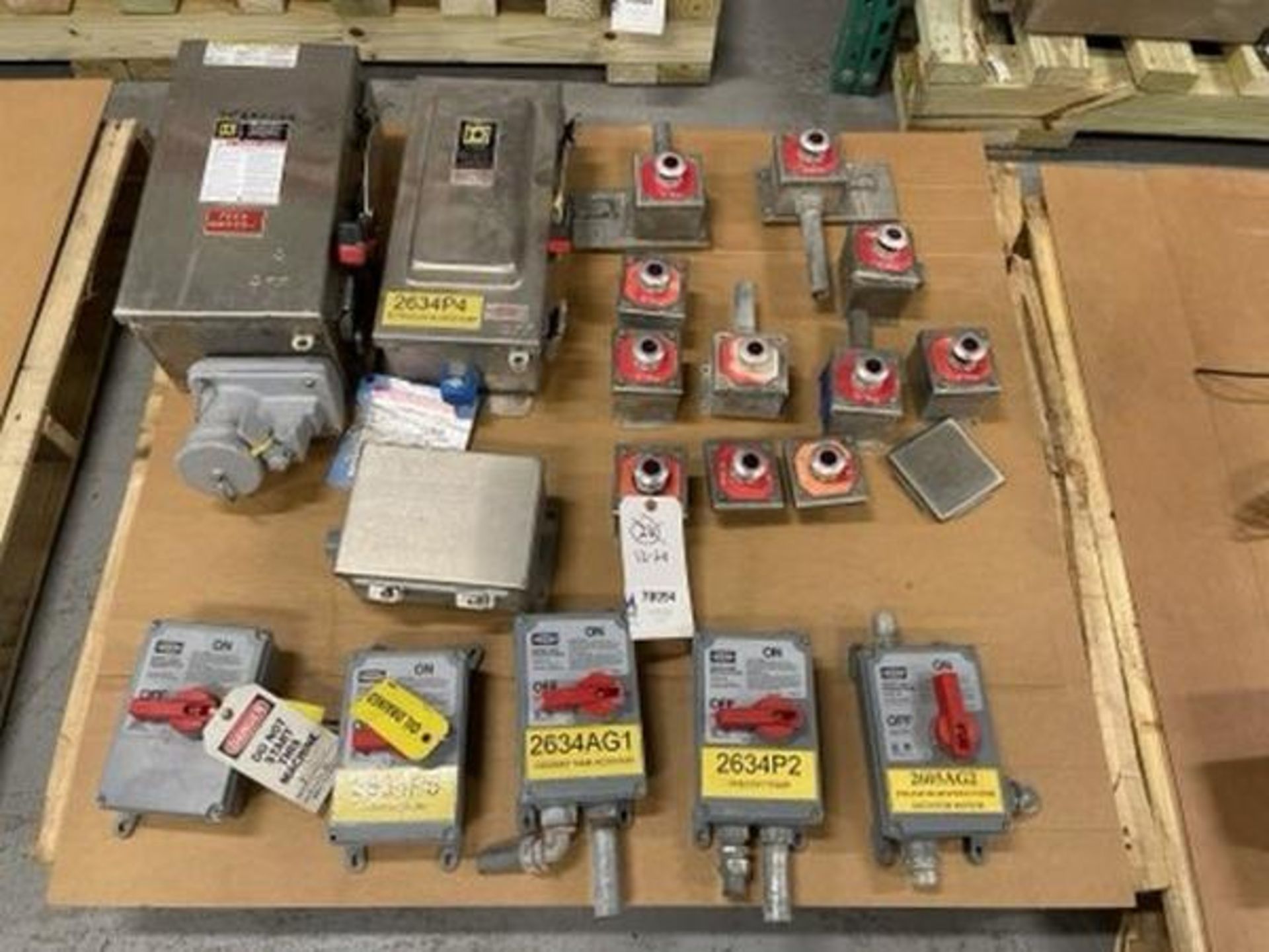 Lot of Assorted Square D & HubbellS/S & Plastic Control Boxes (INV#78094)(Located @ the MDG Showroom