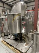 Aprox. 200 Gal. S/S Mixing System,Tank Internal Dims.: Aprox. 36" Deep x 40" Dia., with S/S Hinge