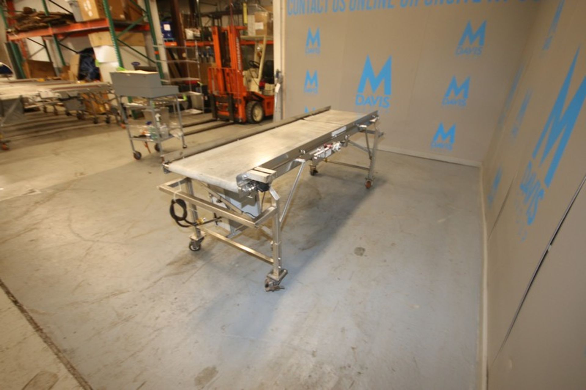 BEST Industrial Group Straight Section of Conveyor, Overall Length Aprox. 8' L x 23-3/4" W Belt, - Image 4 of 9