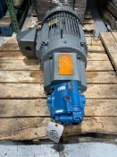 Vikers 40 hp Hydraulic Pump,M/N PVB29 RS 20, with Baldor 1750 RPM, Motor, 230-460 Volts, 3 Phase (