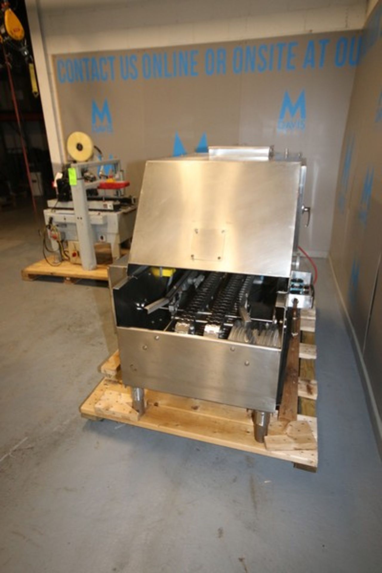 Mallet S/S Bread Pan Oiler,M/N 2001A, S/N 243-456, 460 Volts, 3 Phase, with Casters (INV#77729)( - Image 8 of 11