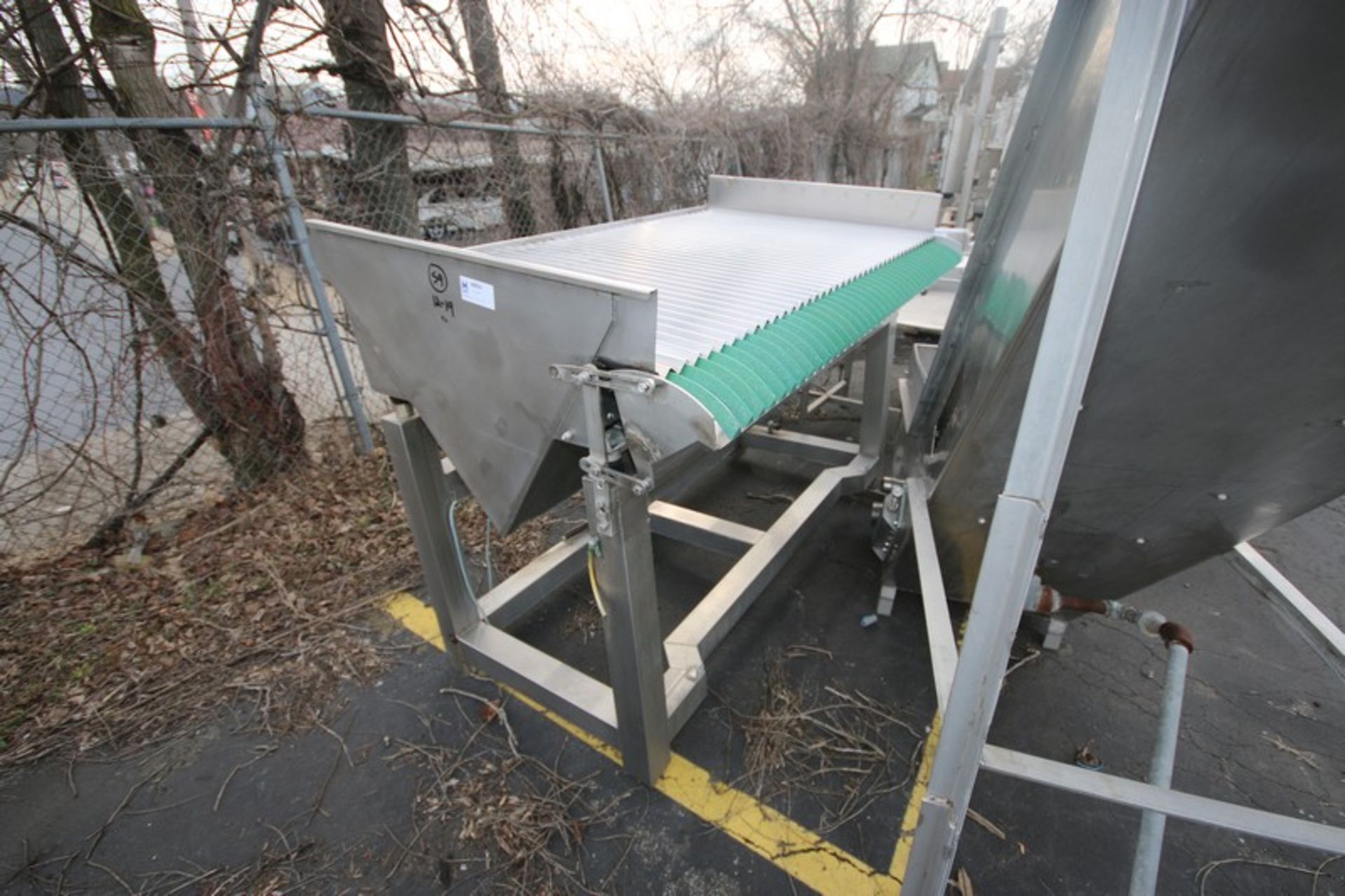 S/S Flume,Overall Dims.: Aprox. 78" L x 43" W x 52" H, Mounted on S/S Frame (INV#68824) (Located