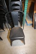 Lot of (32) Steel Chairs, Stackable ,(INV#78219)(Located @ the MDG Showroom - Pgh., PA)(Rigging,