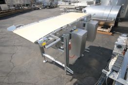 S/S Conveyor,Aprox. 6 ft. L, with 19.5" W Belt, Aprox. 43" H with Drives(INV#70602)(Located at the