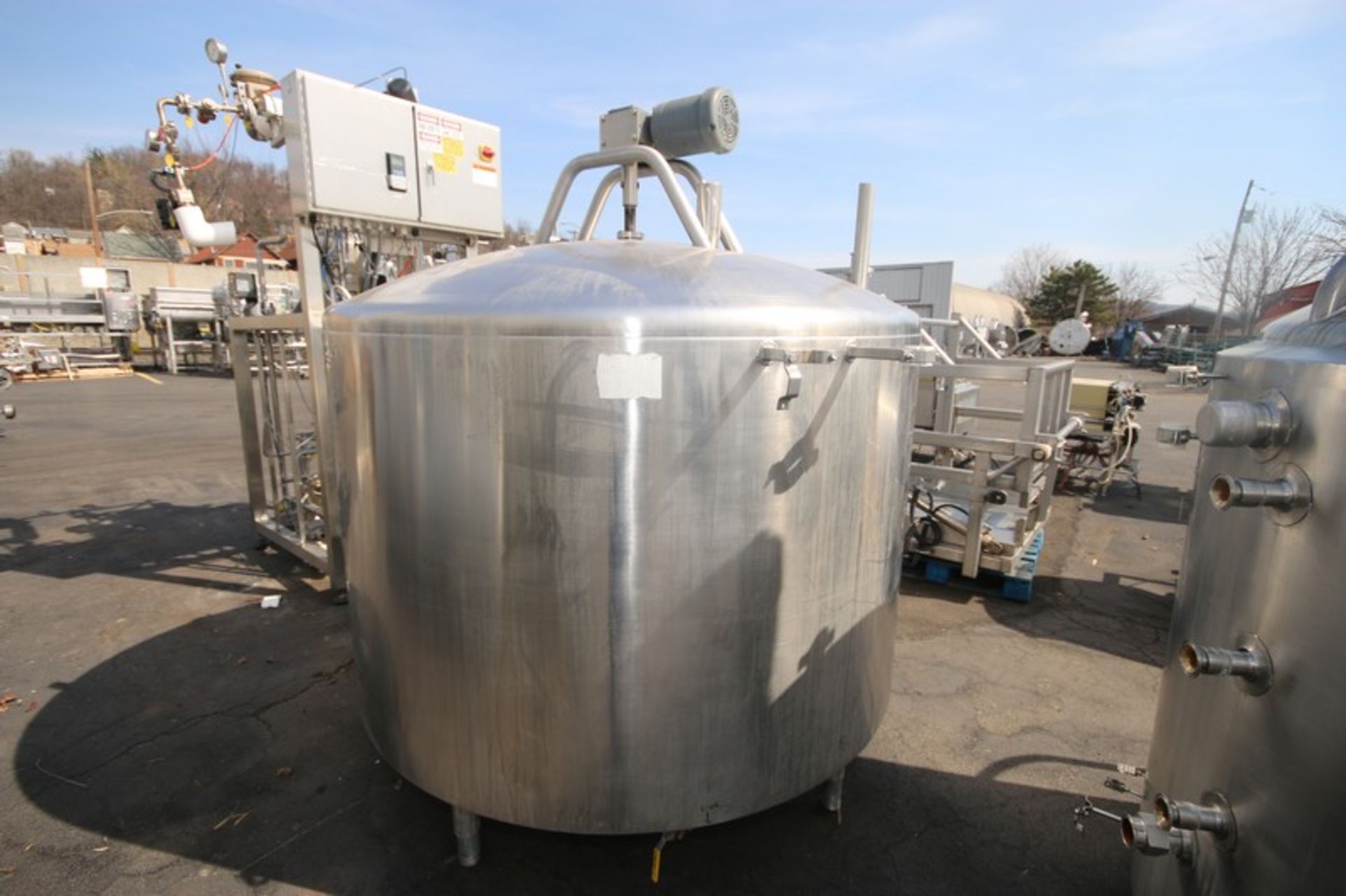 Mueller 500 Gal. Dome Top Jacketed Processor, M/N PCD, S/N D-16000-7, Dome Top/ Concave Bottom, with - Image 3 of 14