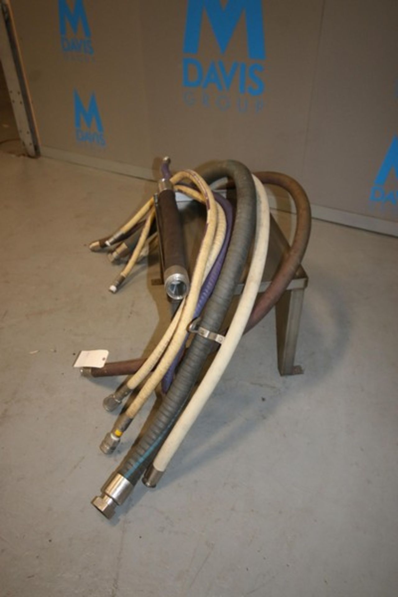 Assorted Transfer Hoses, Length Ranging FromAprox. 35" L - 125" L, Clamp Type, Insert Type, and - Image 3 of 7