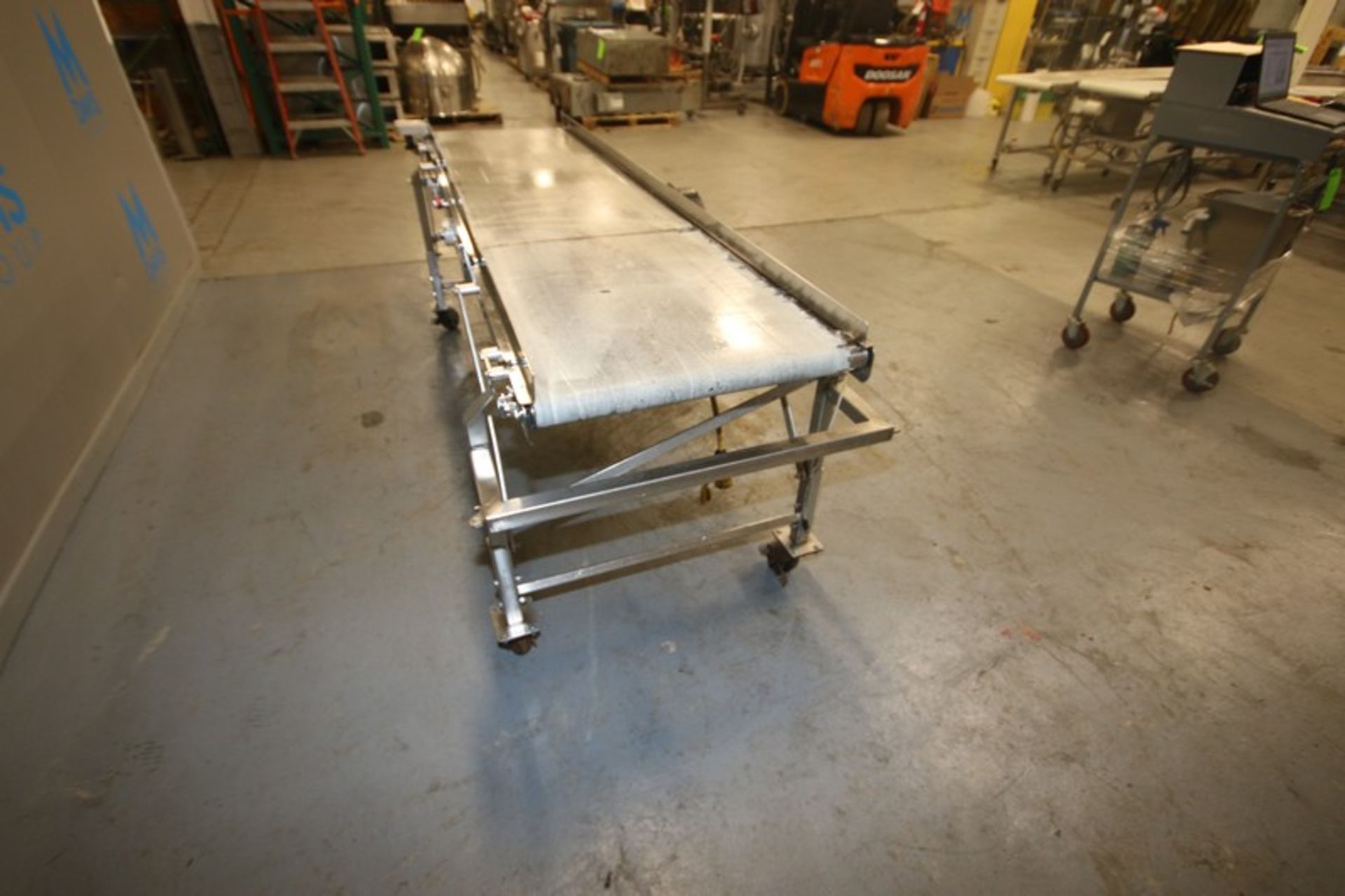 BEST Industrial Group Straight Section of Conveyor, Overall Length Aprox. 8' L x 23-3/4" W Belt, - Image 6 of 9