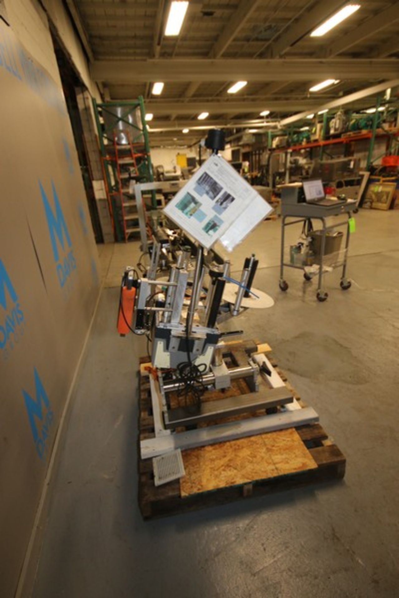 2011 Barry Wehmiller / Trine / AccraplyRoll Fed Labeler, Type ALS309, SN 0081911107AES309, 120V ( - Image 9 of 9