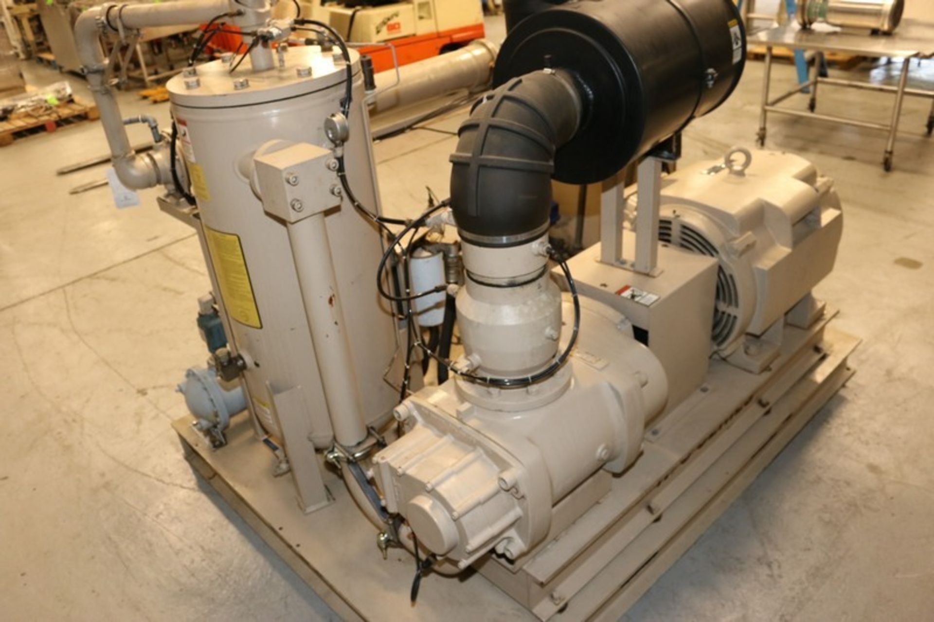 Curtis 150 hp Air Compressor, M/N R/S 150D A/EE75G, S/N 7863H07014, 706 CFM, 125 PSI, 460 Volts, - Image 4 of 12