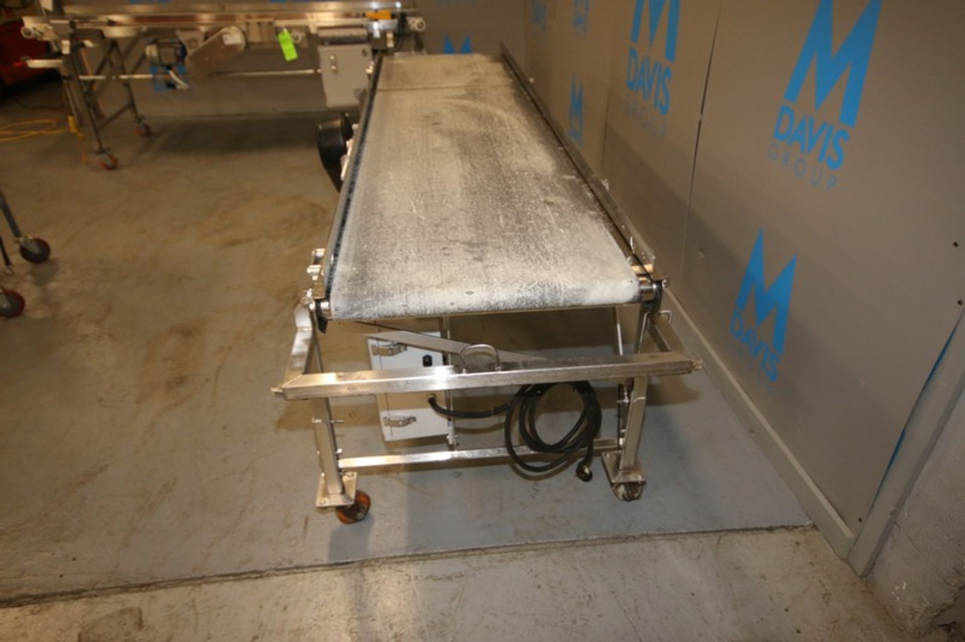 BEST Industrial Group Straight Section of Conveyor, Overall Dims.: Aprox. 8' L x 23-3/4" W Belt with - Image 3 of 8