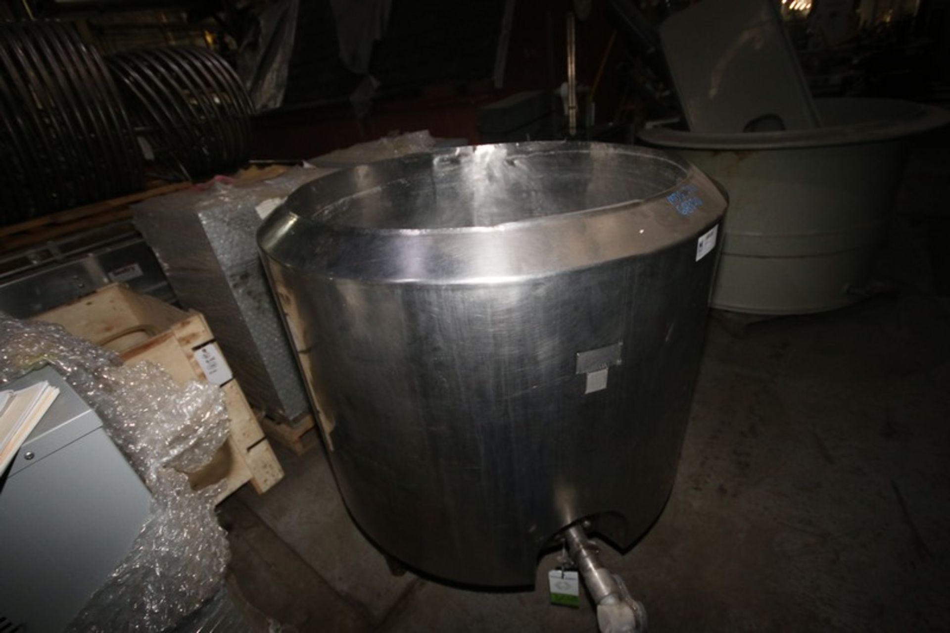 Crepaco Aprox. 200 Gal. Jacketed S/S Tank,S/N 6664, Open Top (INV#68320)(LOCATED IN BRADDOCK, PA-- - Image 8 of 8