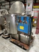 Aprox. 200 Gal. S/S Mixing System,Tank Internal Dims.: Aprox. 37" Deep x 40" Dia., with S/S Hinge