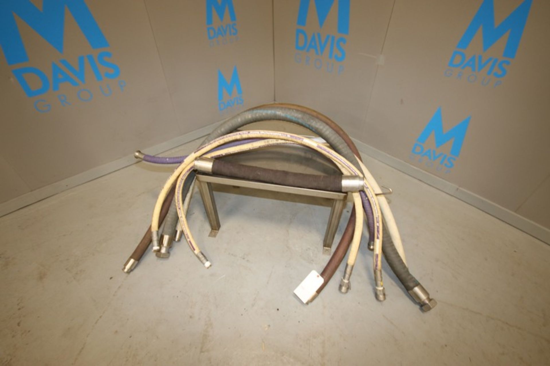 Assorted Transfer Hoses, Length Ranging FromAprox. 35" L - 125" L, Clamp Type, Insert Type, and - Image 7 of 7