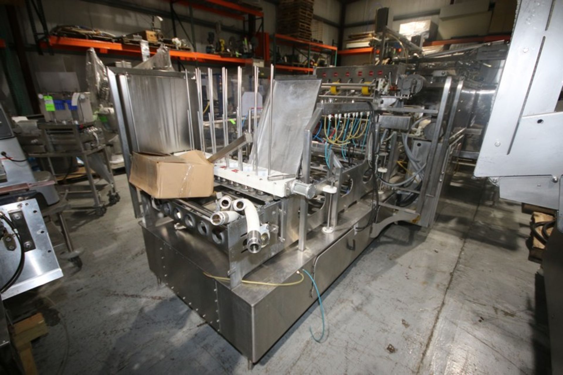 Pac-Tec 6-Wide Cup Filler,M/N PT-65, S/N 2229, 220 Volts, 3 Phase, with Control Panel, with Allen- - Image 6 of 14