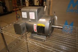 Baldor 5 hp Motor, 1725 RPM, 230 Volts, 1 Phase (INV#69415)(LOCATED AT MDG AUCTION SHOWROOM--