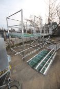 S/S Operator's Platform with S/S Stairs,with Plastic Grating, Overall Dims.: Aprox. 6' L x 63" W x